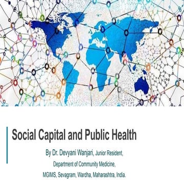 Social capital and public health | PPTX