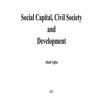Social capital civil society and democracy | PPTX