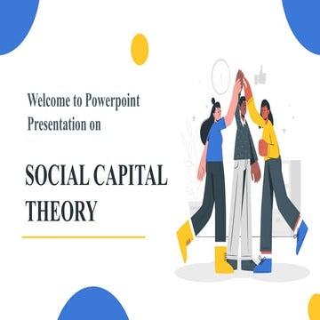 Social Capital Theory Powerpoint Presentationpptx