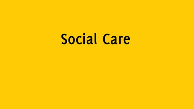 Social care
