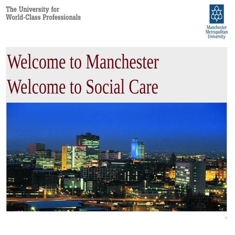 Study Social Care at MMU in 2014