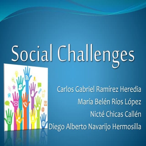 Social challenges exposition