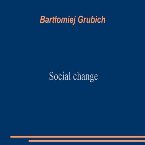 Social Change