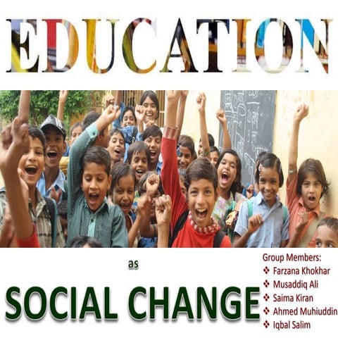 Modernization and Role of Education in the Process of Modernization | PPTX