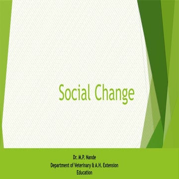 Social change ppt | PPTX