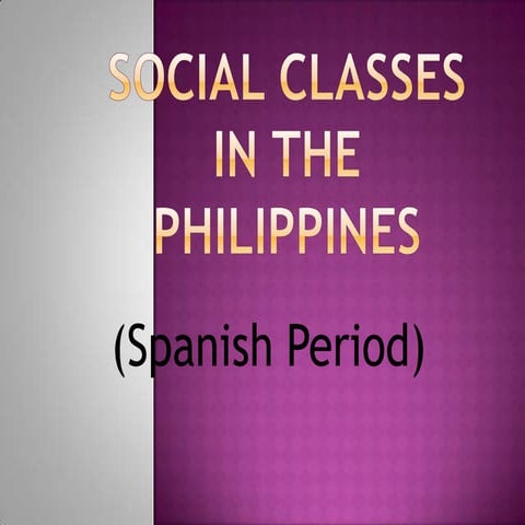 Social classes