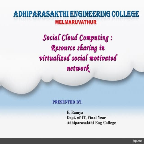 Social cloud