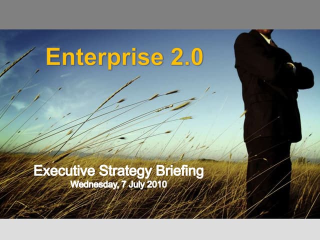 Social collaboration at work   executive briefing
