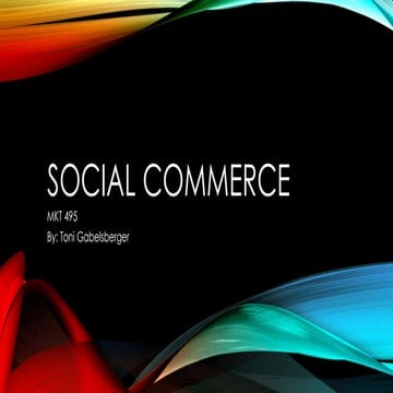 Social commerce