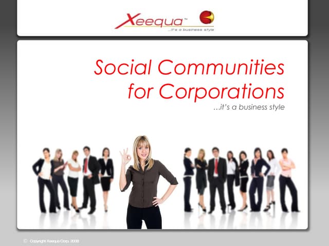 Social Community 2008