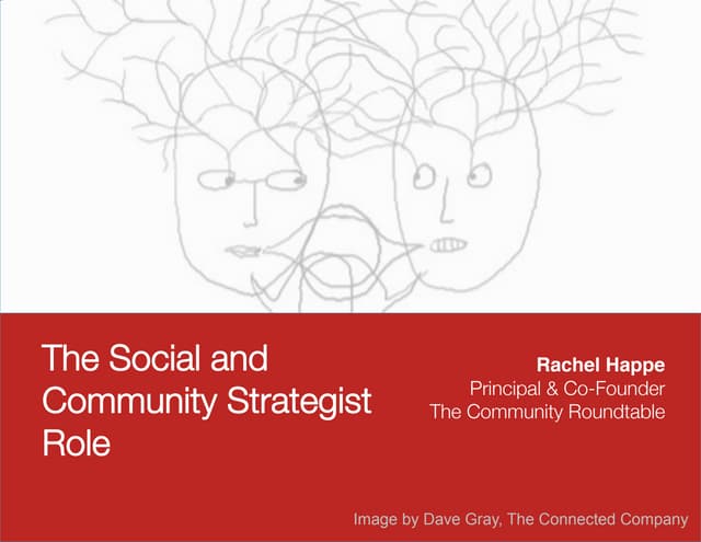 The Social and Community Strategist Role