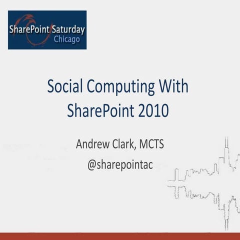 Social computing with share point 2010