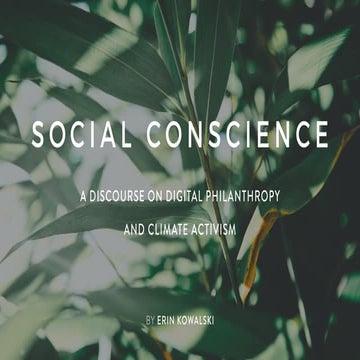Social Conscience
