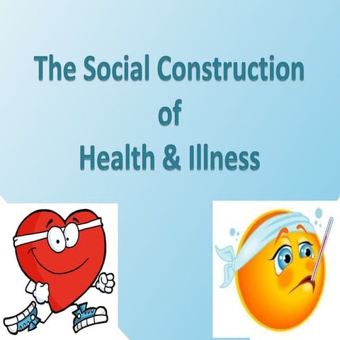Social construction of health