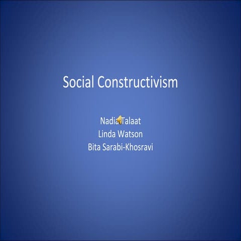 Social constructivism | PPTX