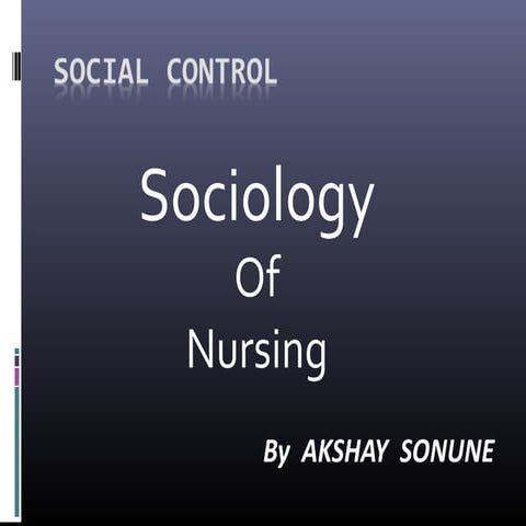 Social Control