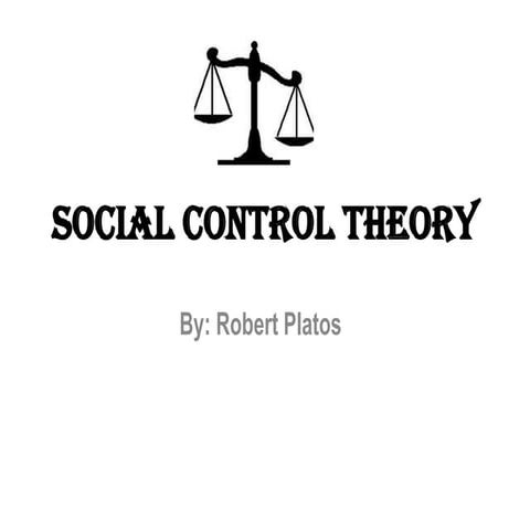 Social control theory