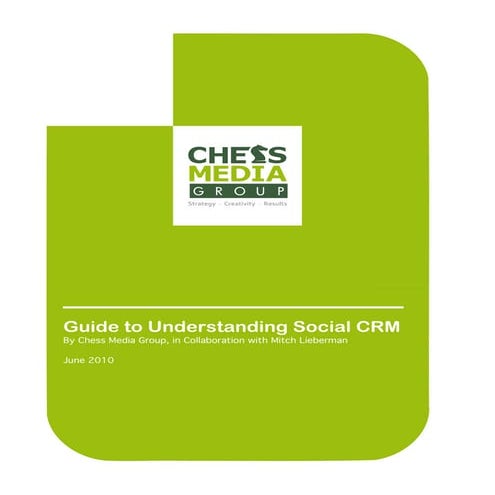 Guide to Understanding Social CRM