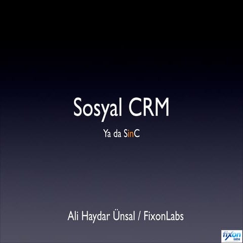 Social CRM / Social Interaction