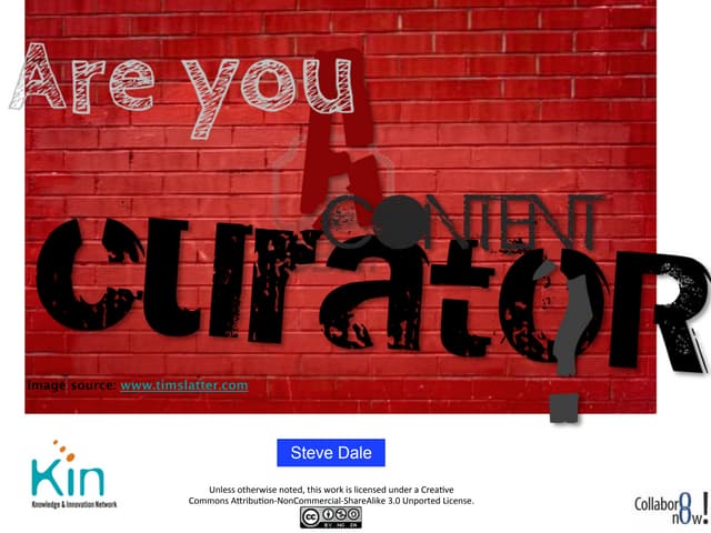Social curation slideshare