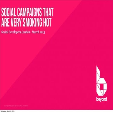 Social Developers London March_2013