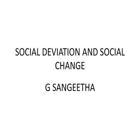 social deviation and social change  .pptx