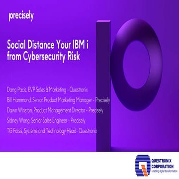 Social Distance Your IBM i from Cybersecurity Risk