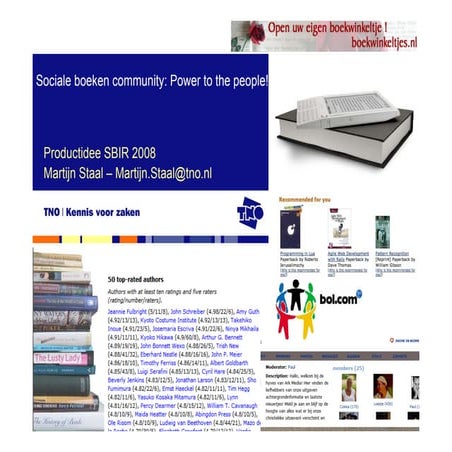 Social Book Community & ebooks: Power To The People