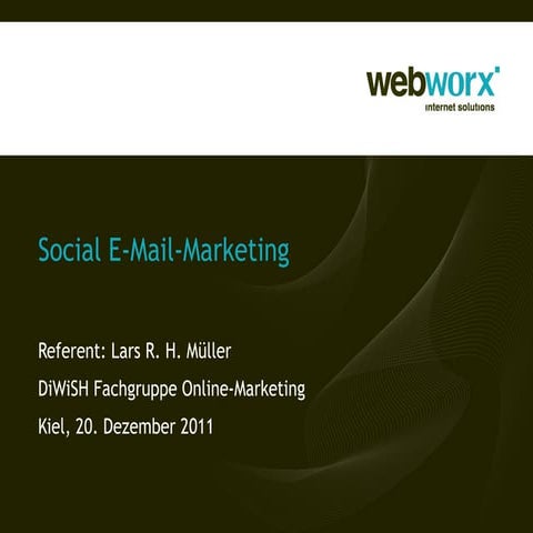 Social E-Mail-Marketing 2012