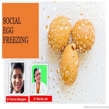 SOCIALEGG FREEZING : Dr Poorva Bhargav  and Dr Sharda Jain