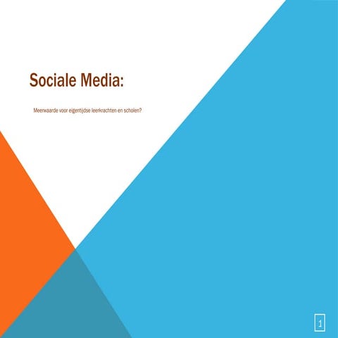 Sociale media mei 2011