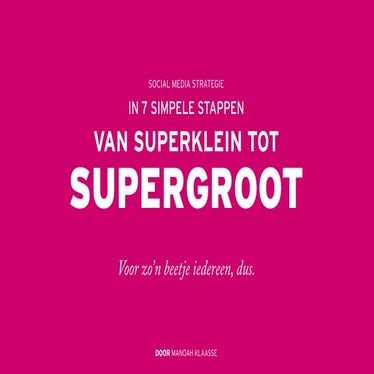 Sociale media strategie in 7 stappen