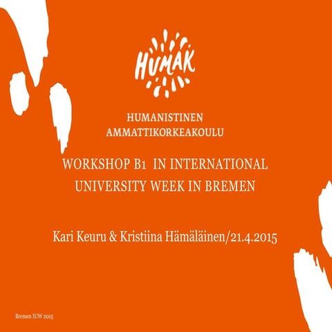 Social empowerment and participation in youth work in finland and one minute ...