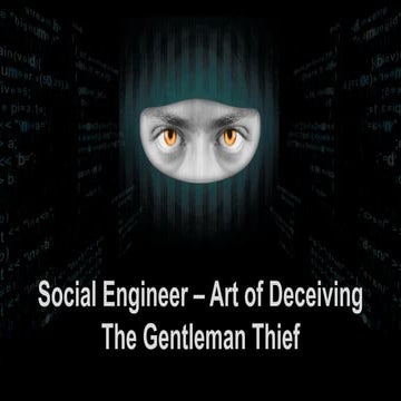 Yehia Mamdouh @ DTS Solution - The Gentleman Thief