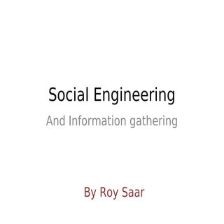 Social engineering - DC9723