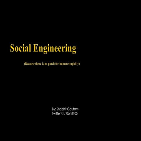 Social Engineering