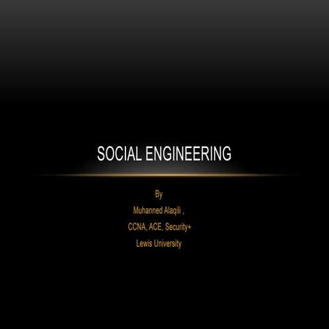 Social Engineering