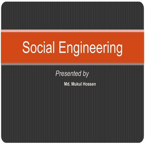 Social engineering