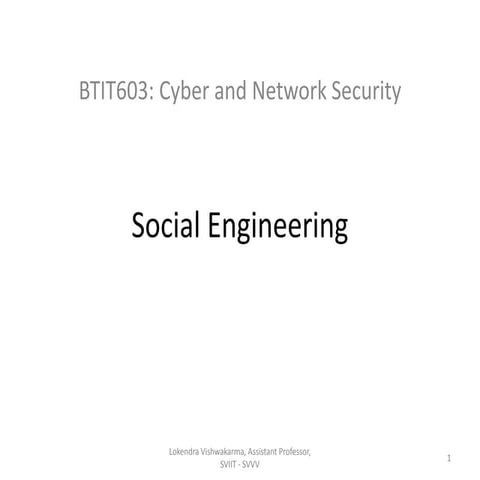 Social engineering