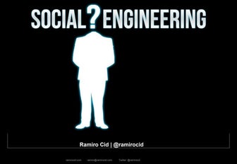 Social engineering attacks