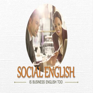 Social English Tips