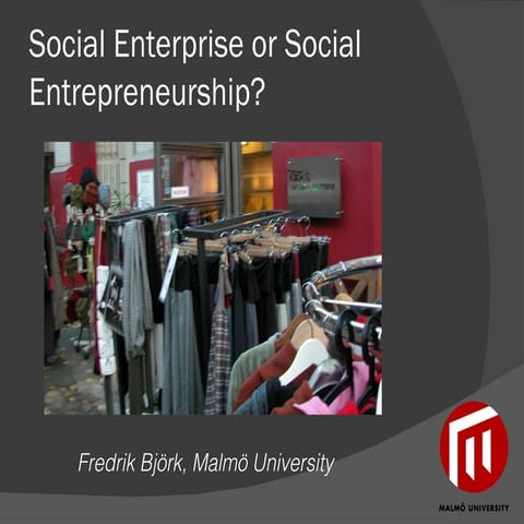 Social enterprise