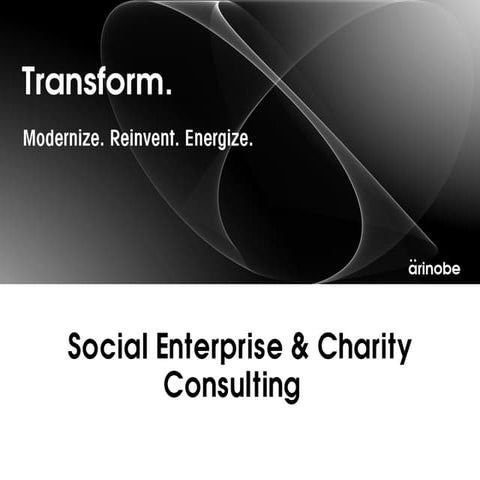 Social enterprise and charity consulting