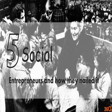 Top 5 Social Entrepreneurs and How They Nailed It