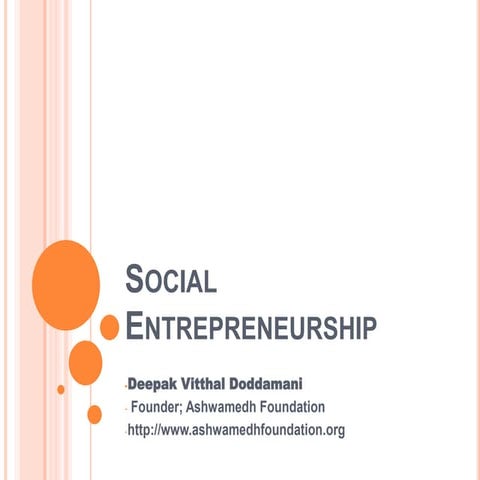 Social entrepreneurship