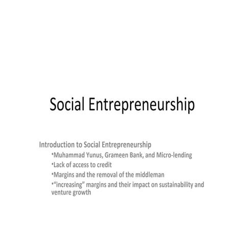 Social entrepreneurship pp_ts_gen_intro