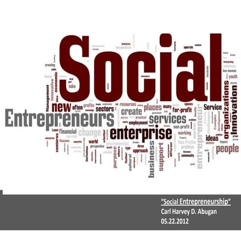 Social Entrepreneurship