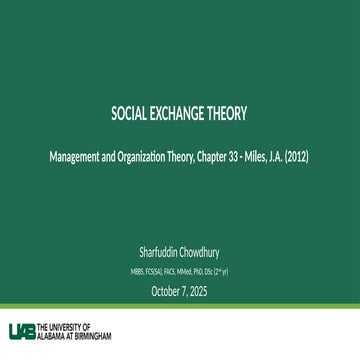 Social Exchange Theory and Example in Real World.pptx