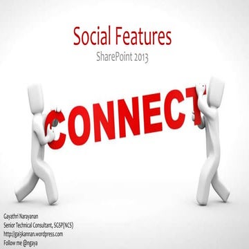 Social features sp2013