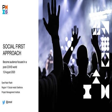 Social first approach for member engagement in PMI Chapters